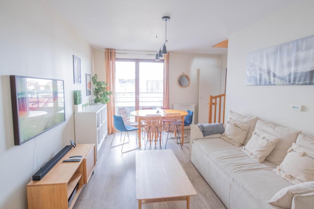 Machouart Le Duplex -Parking Gratuit Equipee Commodites- Lejlighed Aubervilliers Eksteriør billede